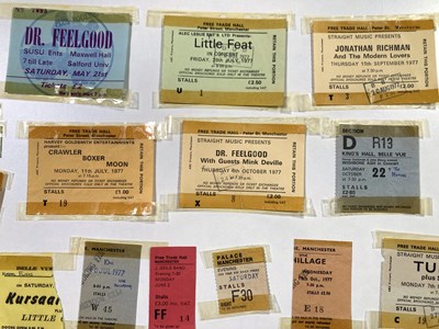 Lot 263 - CONCERT TICKET ARCHIVE - 1977 - 1982.