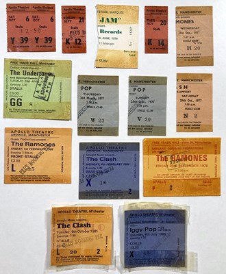 Lot 265 - PUNK TICKET COLLECTION C 1970S.