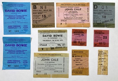 Lot 267 - 1970S TICKETS - BOWIE / LOU REED.