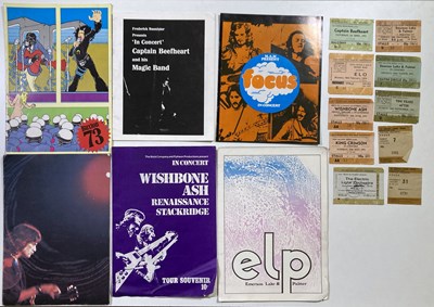 Lot 272 - 1971-1973 - ROCK PROGRAMMES / TICKETS.