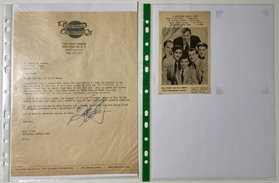 Lot 389 - BILL HALEY SIGNED ITEMS.