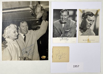 Lot 392 - BILL HALEY AUTOGRAPHS