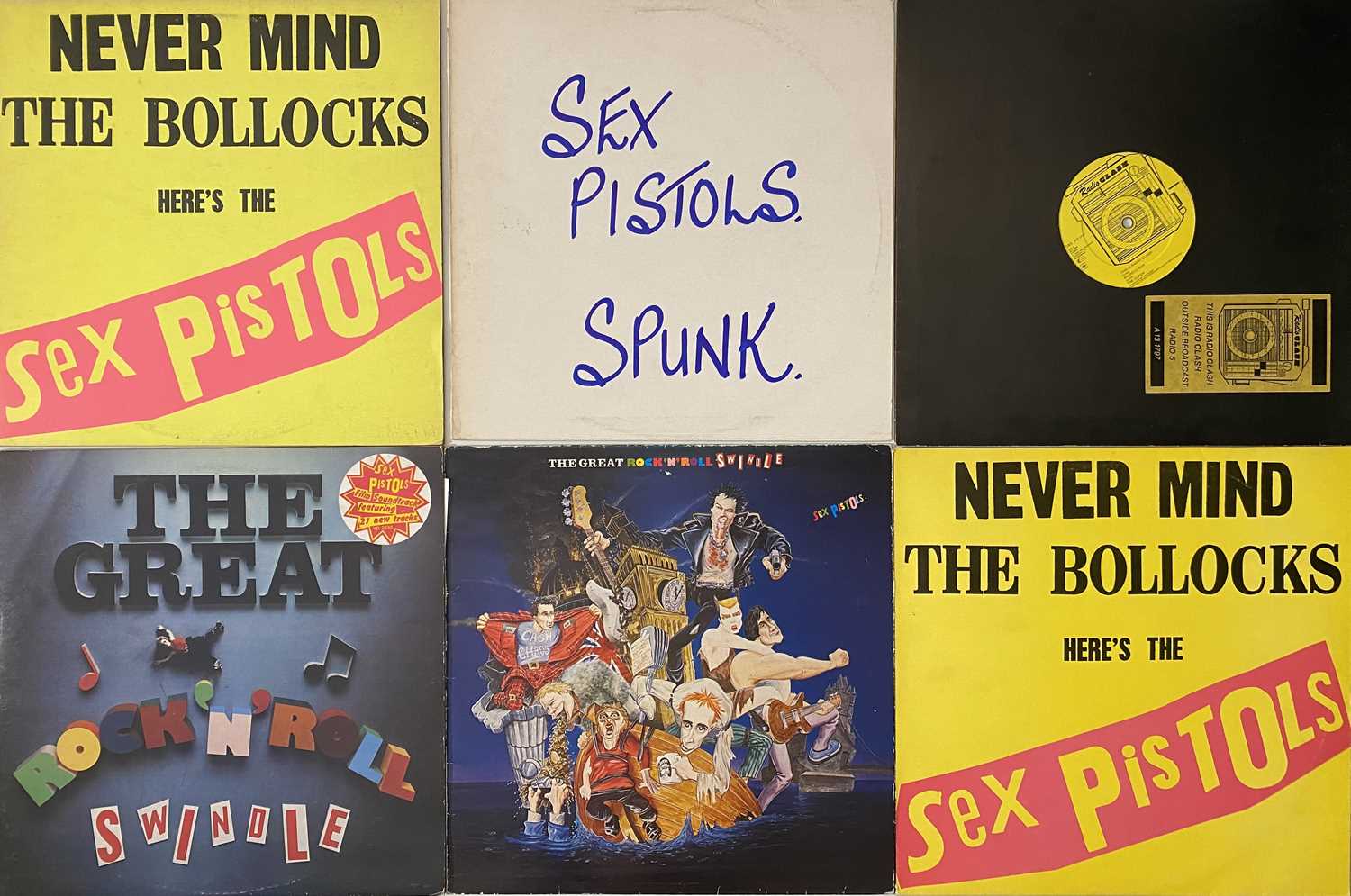 Lot 142 The Clash Sex Pistols Lp Collection