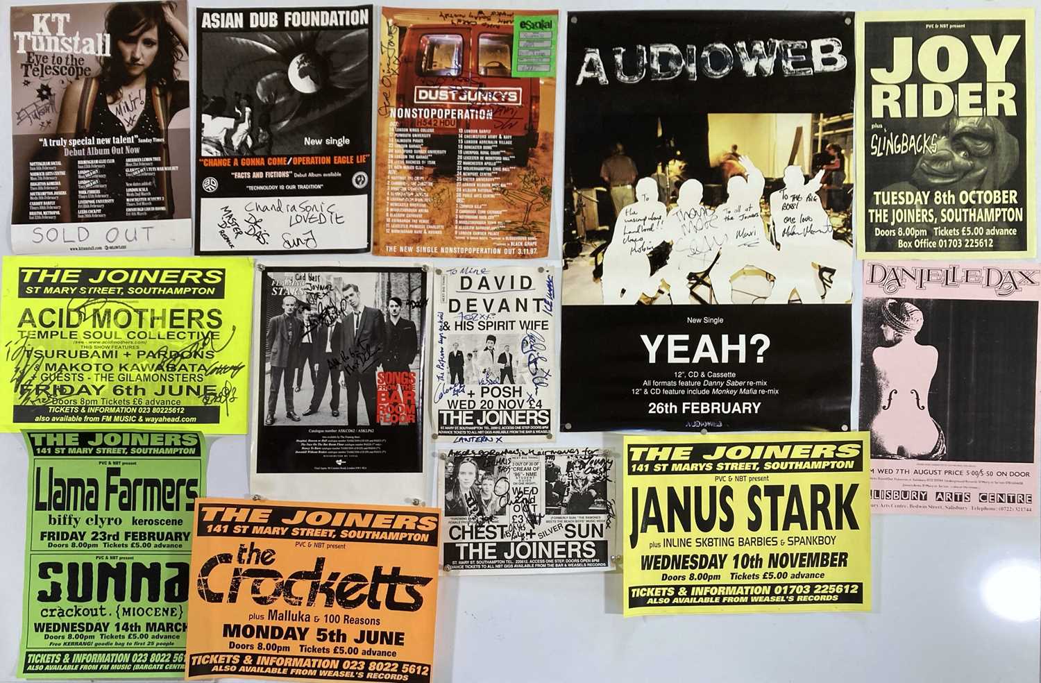 Lot 257 2000S CONCERT POSTERS.