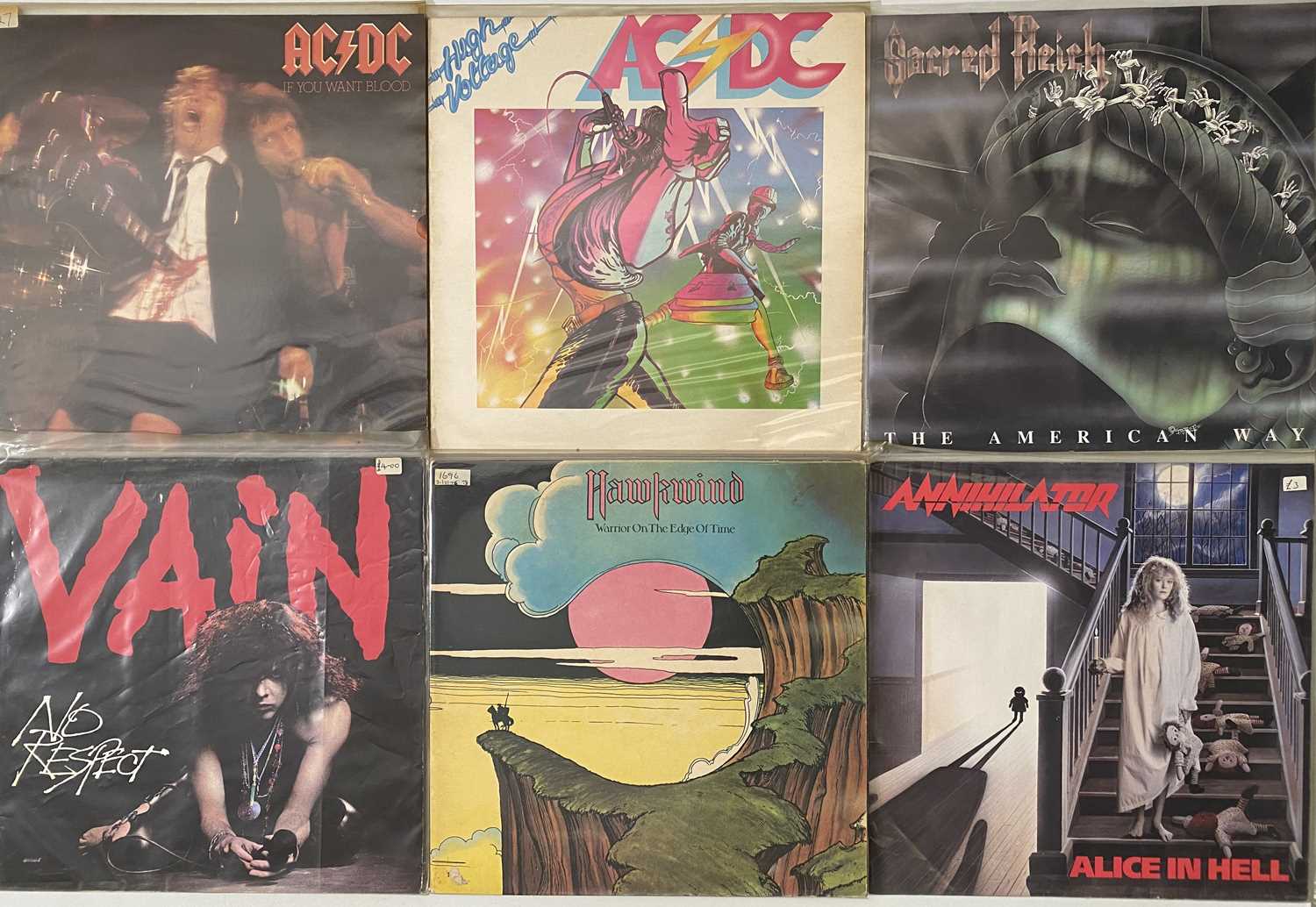 Lot 268 - METAL/HEAVY ROCK - LP COLLECTION.