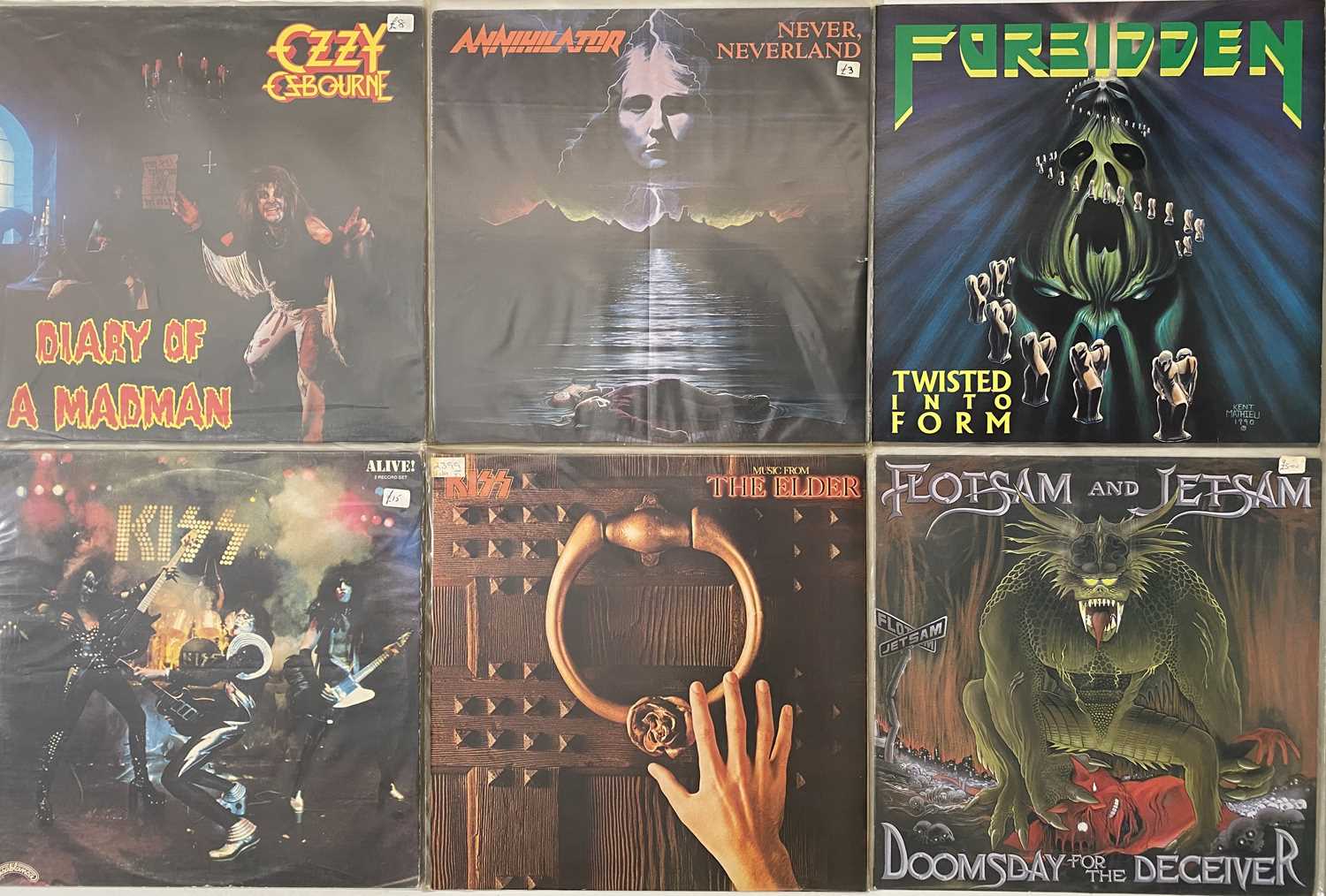 Lot 269 - METAL/HEAVY ROCK - LP COLLECTION.