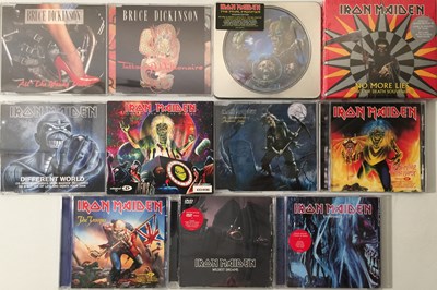 Lot 266 - IRON MAIDEN - COMPREHENSIVE 7" COLLECTION + CDs