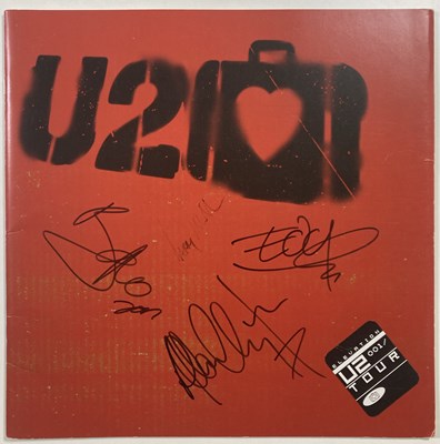 Lot 334 - U2 - A SIGNED CONCERT PROGRAMME.