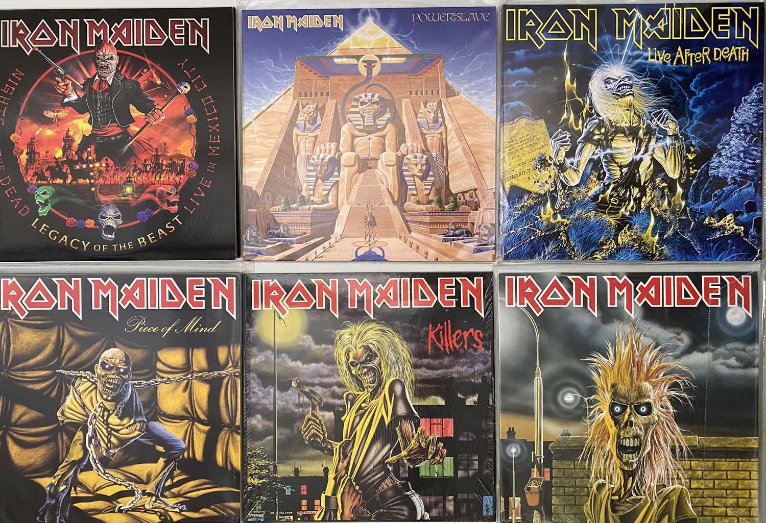 Lot 271 - IRON MAIDEN - LP COLLECTION (MODERN