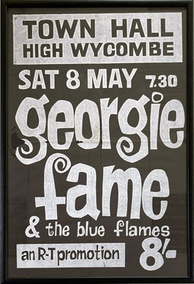 Lot 261 - RICKY TICK STYLE POSTER - GEORGIE FAME.