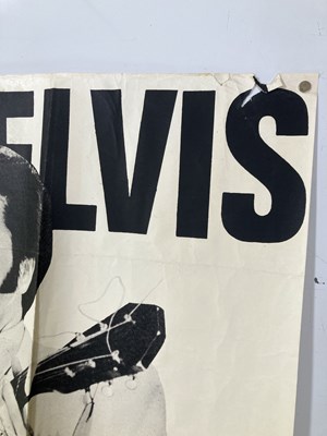 Lot 417 - ELVIS - THE TROUBLE WITH GIRLS ORIGINAL UK QUAD POSTER.