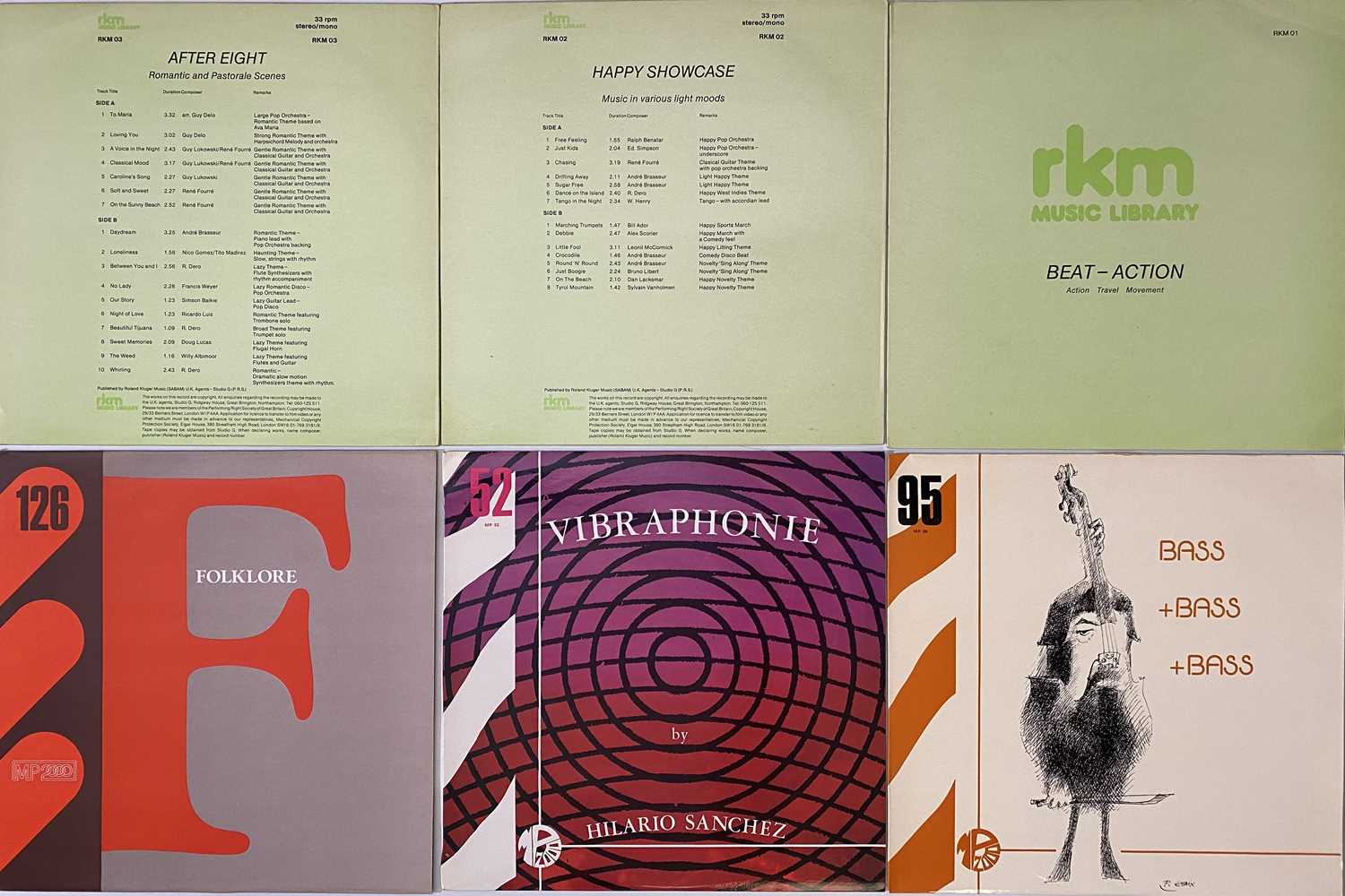 Lot 720 - RKM/ EDITIONS/ SOUND STAGE - LIBRARY LPs