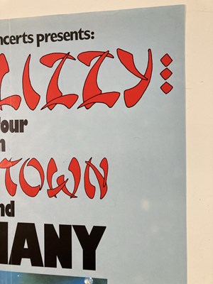 Lot 265 - THIN LIZZY - A GERMAN CONCERT POSTER.