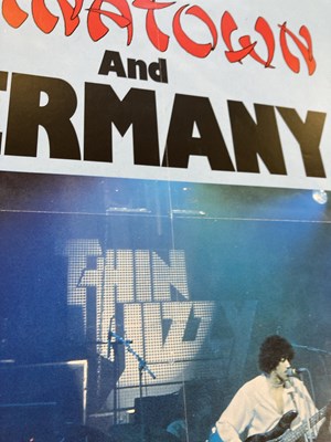 Lot 265 - THIN LIZZY - A GERMAN CONCERT POSTER.