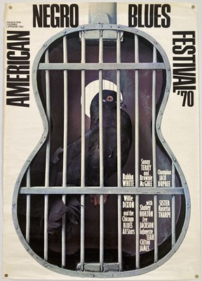 Lot 267 - 1970 AMERICAN BLUES FESTIVAL POSTER.