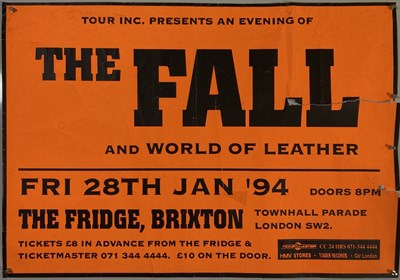 Lot 272 - THE FALL - A 1994 CONCERT POSTER.