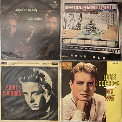 Lot 801 - GENE VINCENT / EDDIE COCHRAN - LP PACK