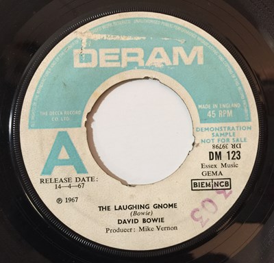 Lot 1 - DAVID BOWIE - THE LAUGHING GNOME - 7" UK PROMO (DM123)