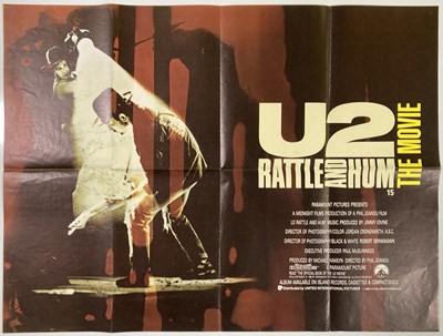 Lot 275 - MUSIC FILMS - QUAD POSTERS INC U2 / PRINCE.