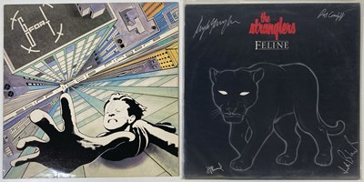 Lot 329 - SIGNED PUNK LPS - STRANGLERS / STIFF LITTLE FINGERS.