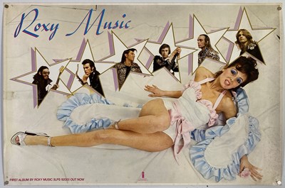 Lot 321 - ROXY MUSIC - PROMO POSTER FOR THE DEBUT ALBUM, 1972.