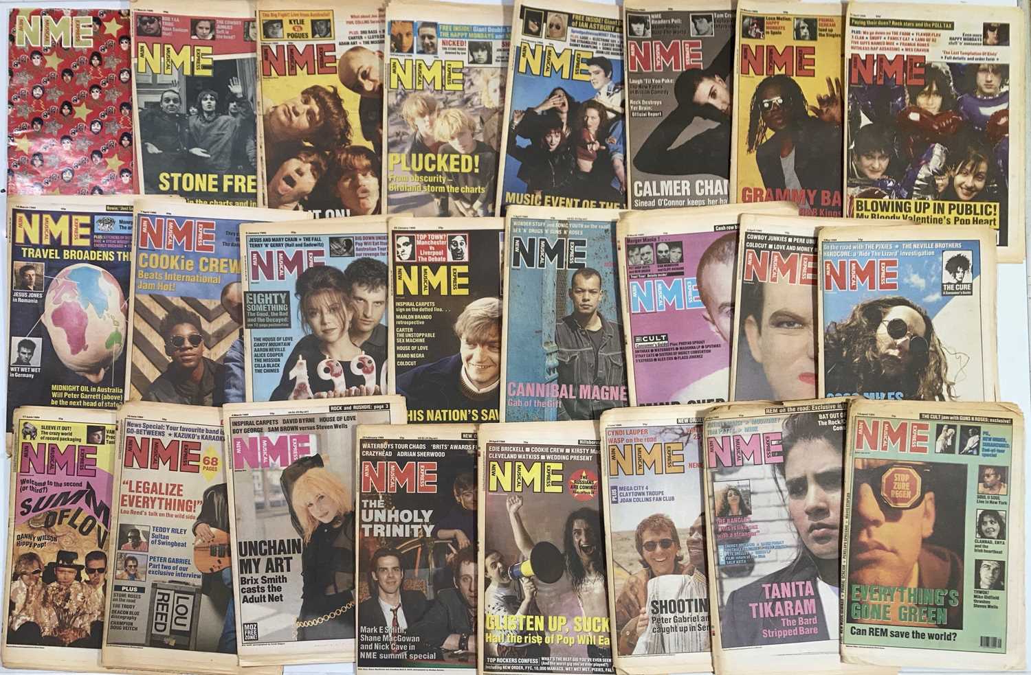 Lot 86 NME MAGAZINE ARCHIVE 1982 1990 lot-86-nme-magazine-archive-1982-1990