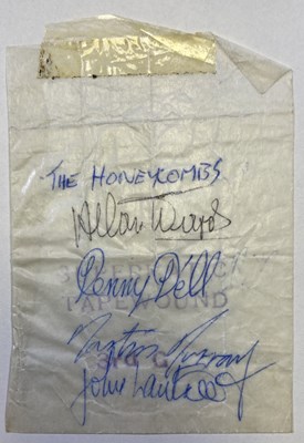 Lot 341 - AUTOGRAPHS INC THE HONEYCOMBS / TREMELOES / 1960S STARS.