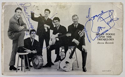 Lot 341 - AUTOGRAPHS INC THE HONEYCOMBS / TREMELOES / 1960S STARS.