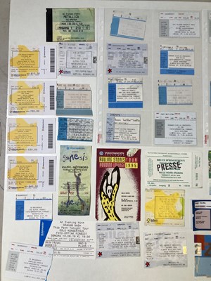 Lot 127 - EUROPEAN CONCERT TICKET ARCHIVE - 1`970S.