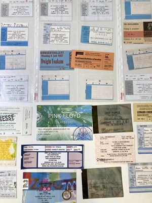 Lot 127 - EUROPEAN CONCERT TICKET ARCHIVE - 1`970S.