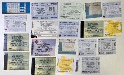 Lot 127 - EUROPEAN CONCERT TICKET ARCHIVE - 1`970S.