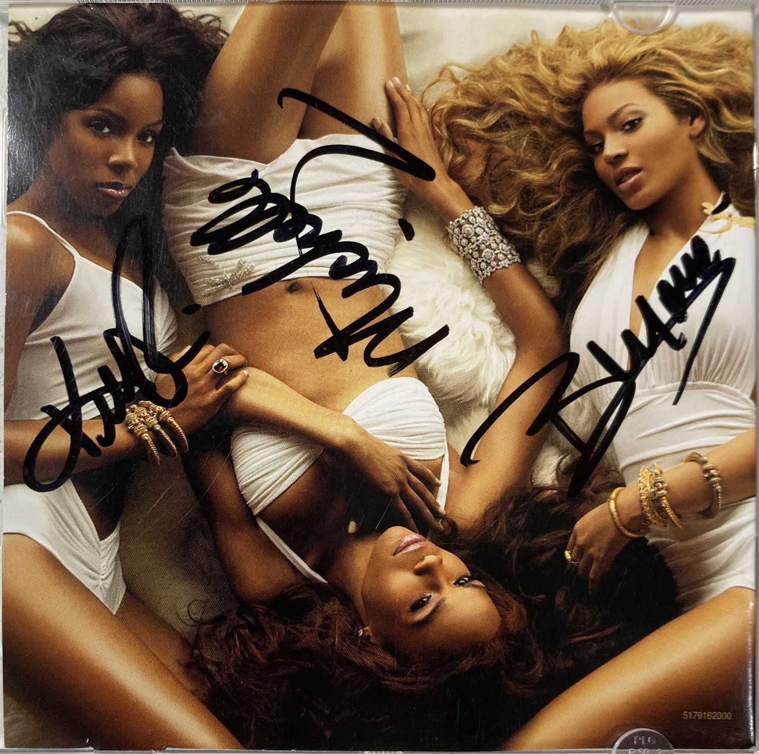 Lot 335 - DESTINY'S CHILD - A FULLY SIGNED CD BOOKLET.