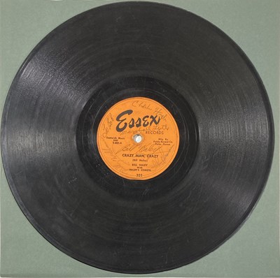 Lot 409 - BILL HALEY AND THE COMETS - SIGNED 78RPM RECORD.