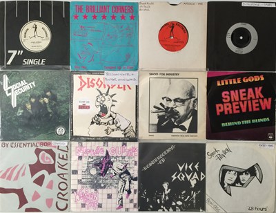 Lot 181 - BRISTOL PUNK BANDS - 7" / LP COLLECTION