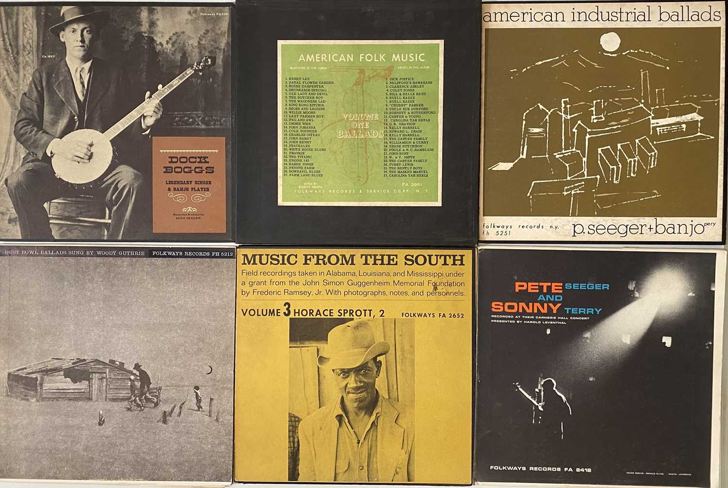 Lot 827 FOLKWAYS RECORDS LP COLLECTION