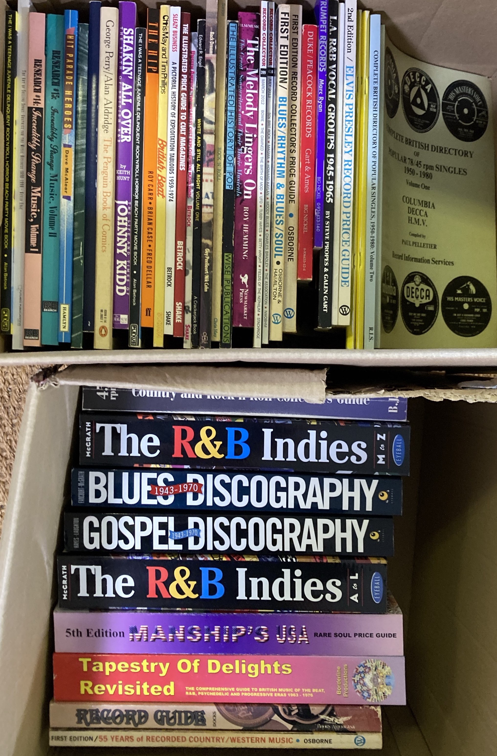 Lot 88 DISCOGRAPHIES, PRICE GUIDES AND OBSCURE MUSIC
