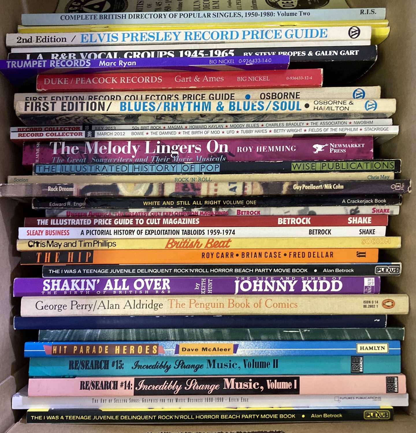 Lot 88 - DISCOGRAPHIES, PRICE GUIDES AND OBSCURE MUSIC