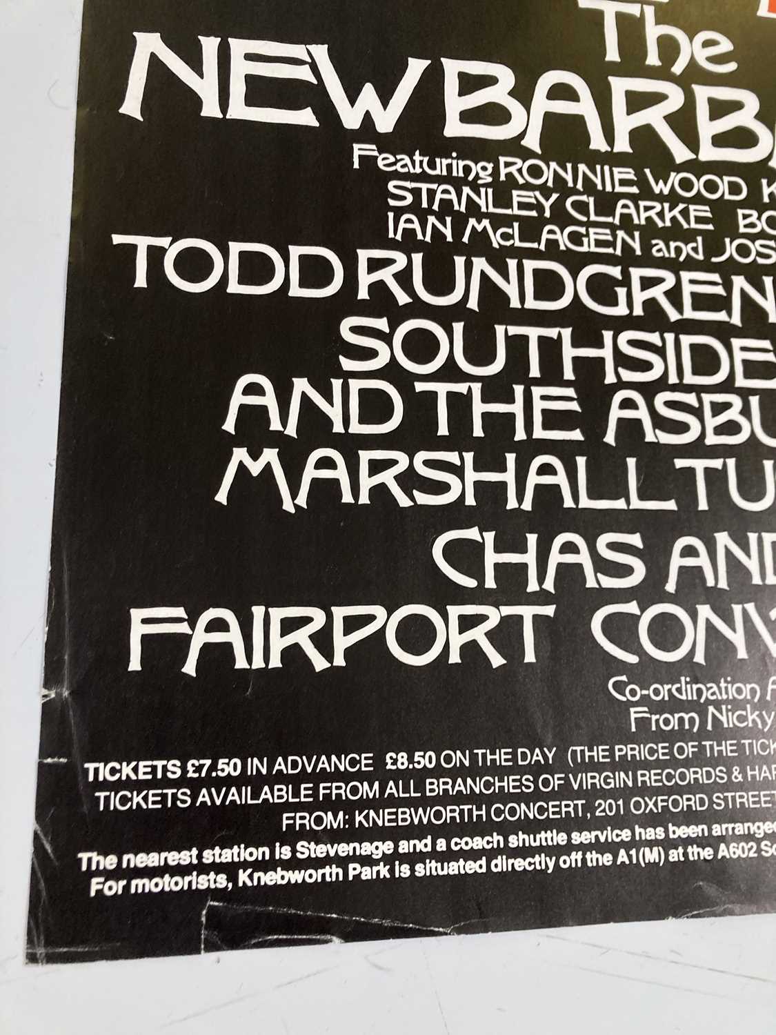 Lot 281 LED ZEPPELIN KNEBWORTH 1979 POSTER.