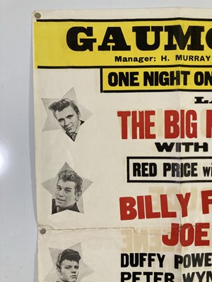 Lot 323 - 1960 - A 'ROCK 'N TRAD SHOW' POSTER - BILLY FURY / JOE BROWN AND OTHERS.