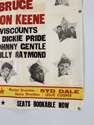 Lot 323 - 1960 - A 'ROCK 'N TRAD SHOW' POSTER - BILLY FURY / JOE BROWN AND OTHERS.