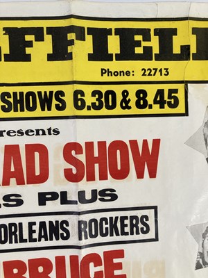Lot 323 - 1960 - A 'ROCK 'N TRAD SHOW' POSTER - BILLY FURY / JOE BROWN AND OTHERS.