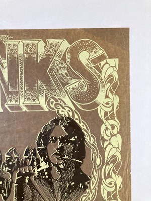 Lot 324 - THE KINKS - A RARE CONCERT POSTER FOR LIVERPOOL TOP RANK.