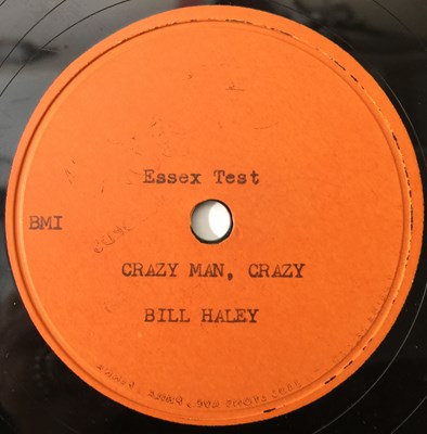 Lot 655 - BILL HALEY - CRAZY MAN, CRAZY - ORIGINAL US ESSEX 10" 78RPM TEST PRESSING