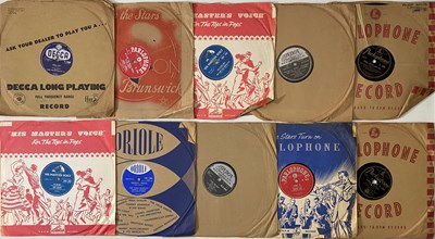 Lot 667 - R&R - 10" 78RPM COLLECTION 'L TO Z' ARTISTS