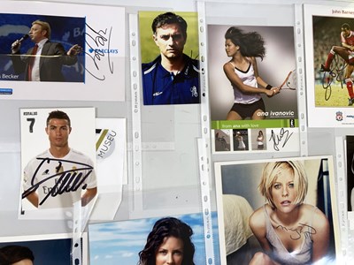 Lot 12 - AUTOGRAPH COLLECTION - SPORTING STARS / CELEBRITIES.