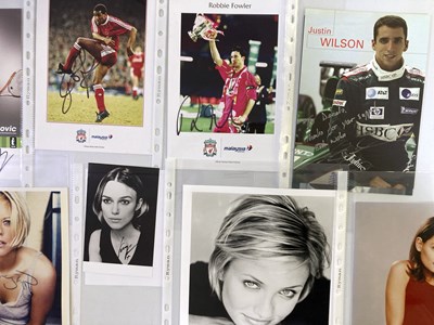 Lot 12 - AUTOGRAPH COLLECTION - SPORTING STARS / CELEBRITIES.