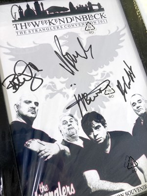 Lot 344 - THE STRANGLERS - SIGNED ITEMS.