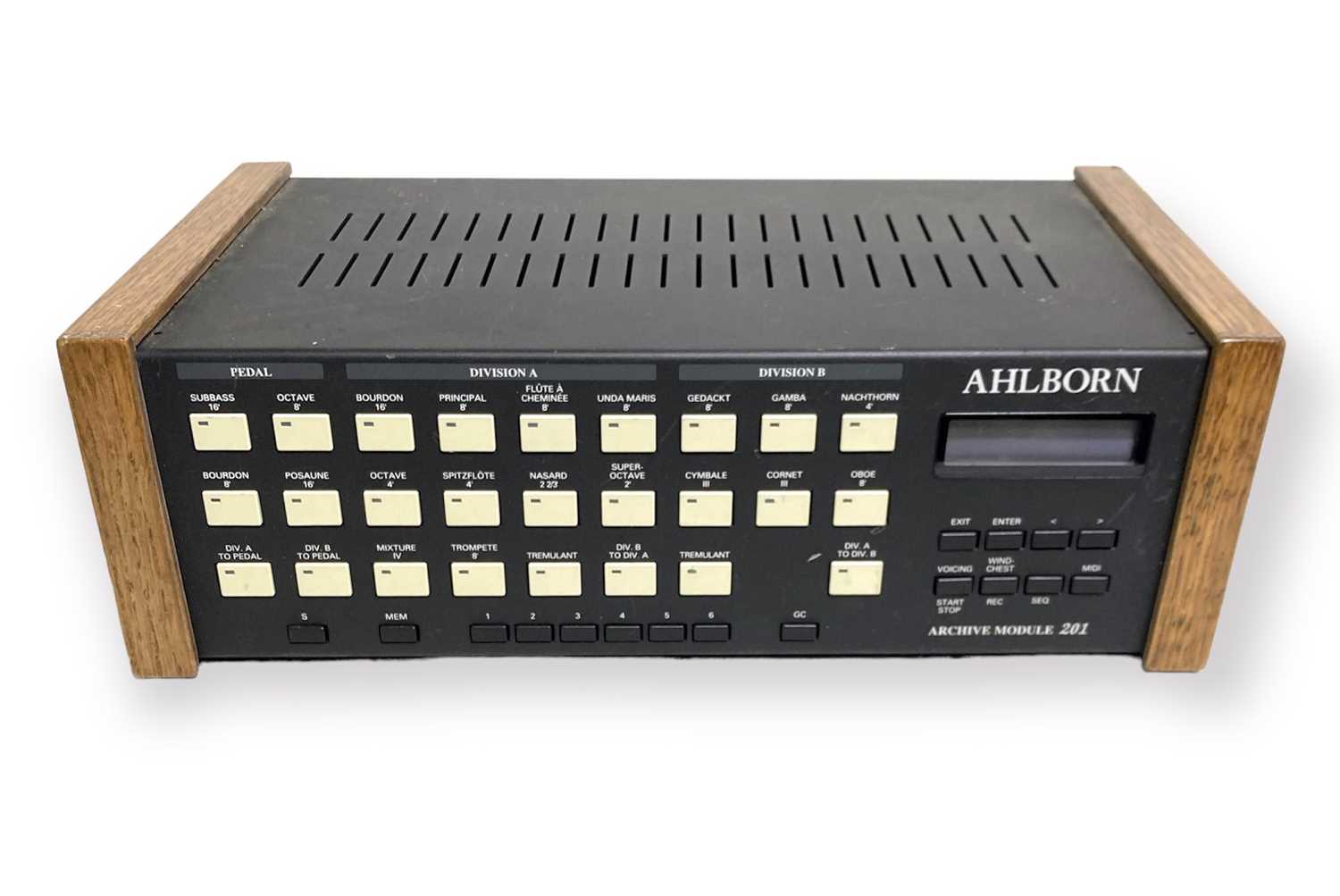 Lot 15 - AHLBORN ARCHIVE 201 ORGAN MODULE.