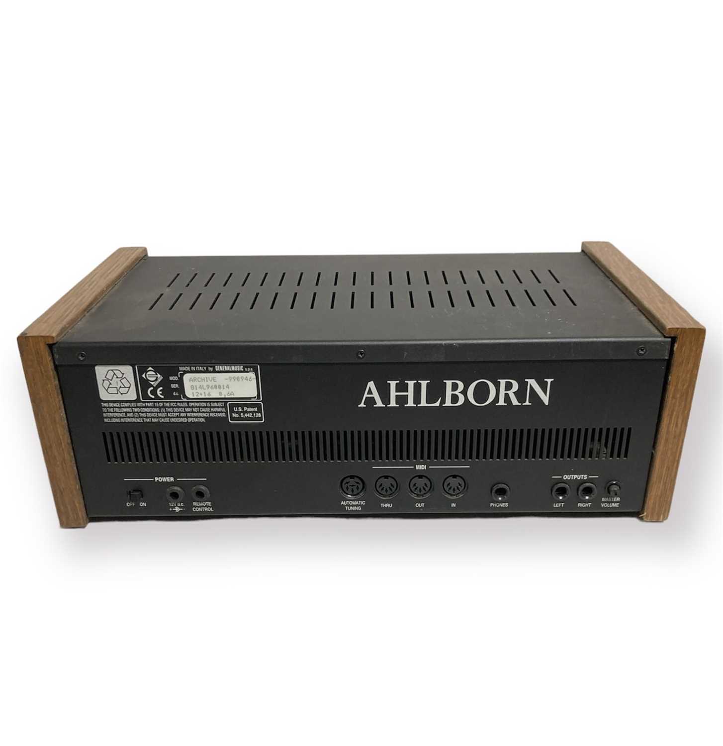 Lot 15 - AHLBORN ARCHIVE 201 ORGAN MODULE.