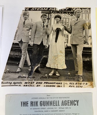 Lot 345 - THE BIRDS - 1960S EPHEMERA TO INCLUDE SIGNED RONNIE WOOD.